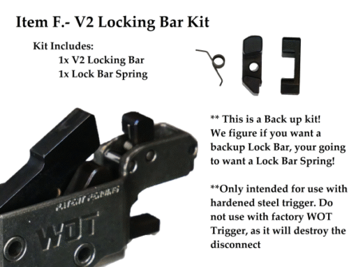 WIDE OPEN TRIGGER UPGRADE KIT, WOT REBUILD PARTS, WOT UPGRADE KIT